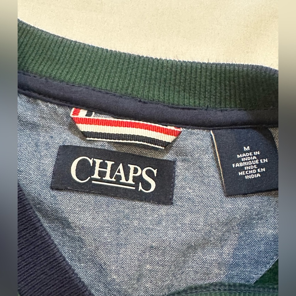 Chaps Ralph Lauren Unisex Vintage Colorblock Crewneck Sweatshirt - Picture 4 of 12